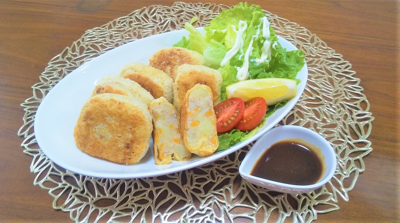 衣不要 じゃがいもと人参のコロッケ風 介護食とカラダのコラム レシピ 食事の相談窓口サイト ごはんde笑顔そして健康