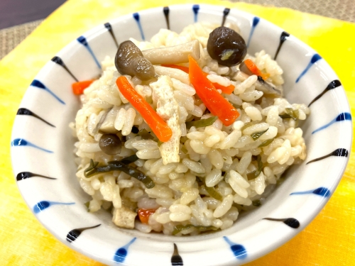 塩昆布の炊き込みご飯